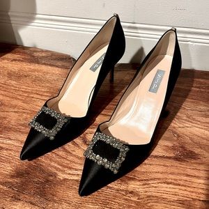 SJP Windsor Black Heel